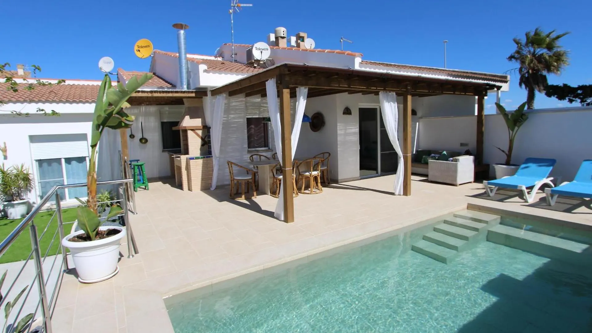 Casa Cerca De La Playa, Climatizacion Opcional, Wifi Gratis - Es-184-2 Villa Riumar 0*,